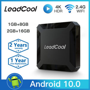 Popular 4k Leadcool Aimioglc Quad Core Android 10.0 TV Box 4K Set Top Box